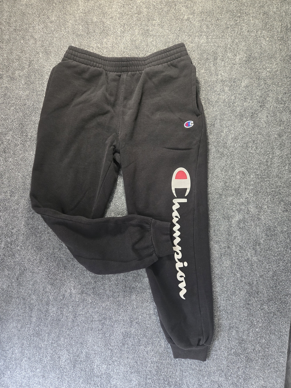 Champion Black Logo Sweatpants for Kids